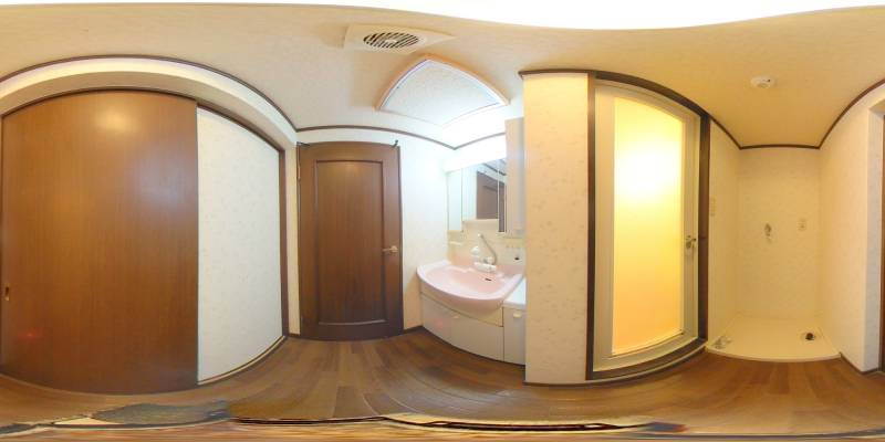 パノラマ画像洗面所