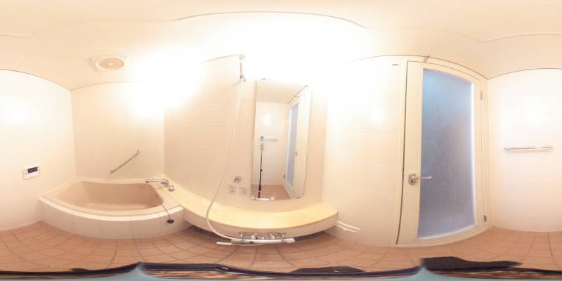 パノラマ画像バスルーム