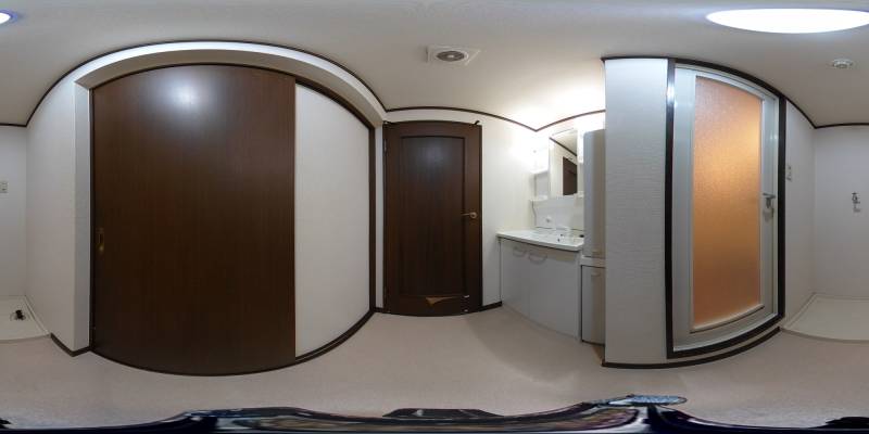 パノラマ画像洗面所