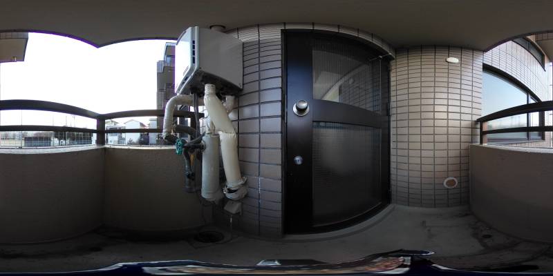 パノラマ画像バルコニー