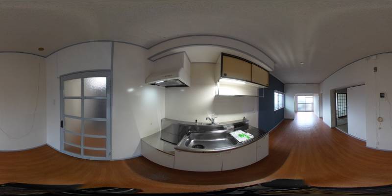 パノラマ画像キッチン