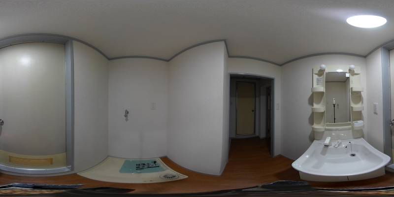 パノラマ画像洗面所