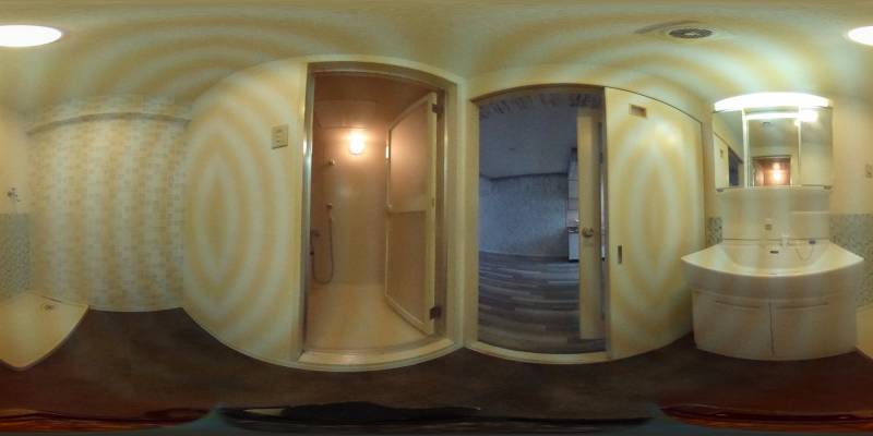 パノラマ画像洗面所