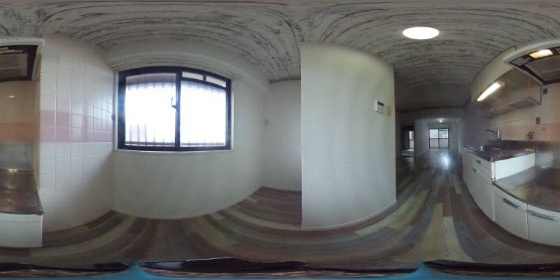 パノラマ画像キッチン