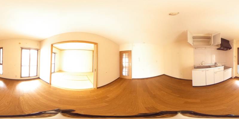 パノラマ画像キッチン