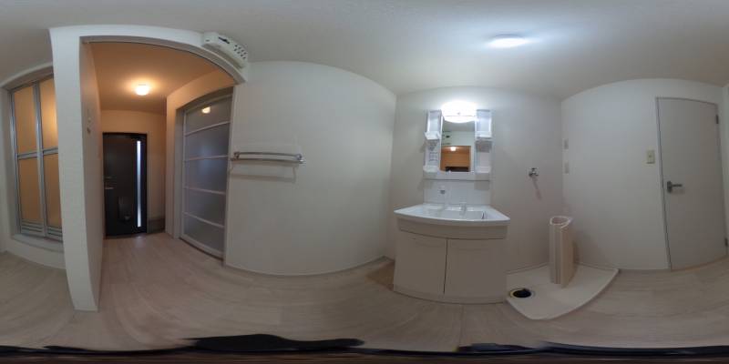 パノラマ画像洗面所