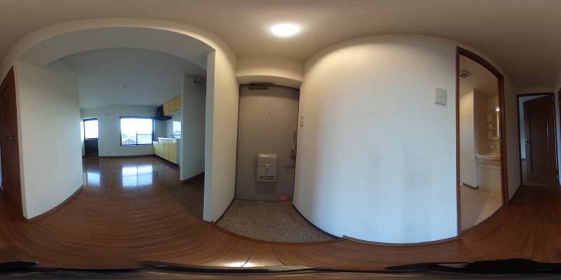 パノラマ画像玄関