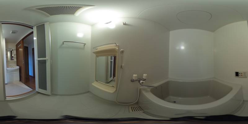 パノラマ画像バスルーム