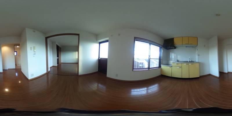 パノラマ画像リビング