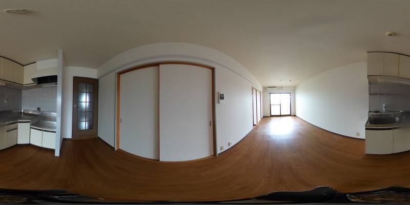 パノラマ画像リビング