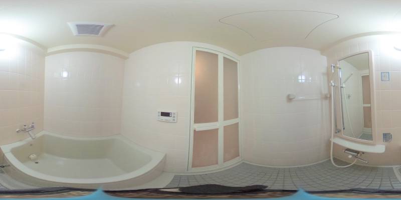 パノラマ画像バスルーム
