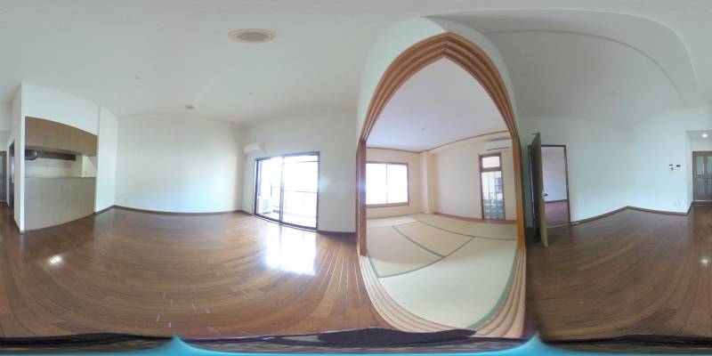 パノラマ画像洋室