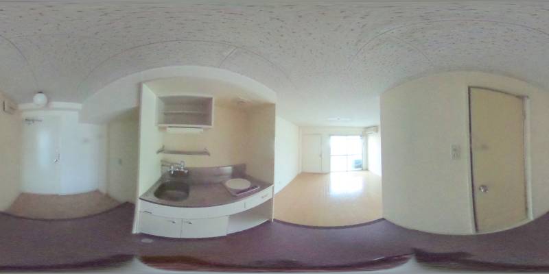 パノラマ画像キッチン