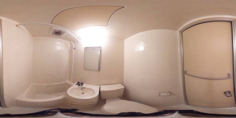 パノラマ画像バスルーム