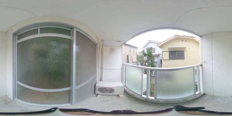 パノラマ画像バルコニー