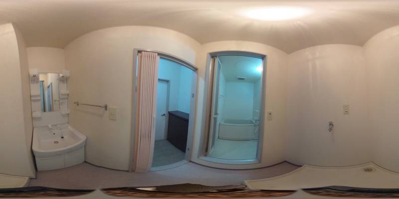 パノラマ画像洗面所