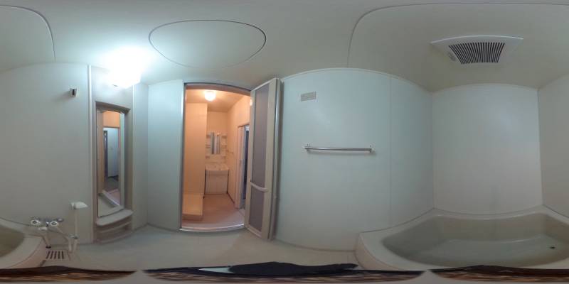 パノラマ画像バスルーム