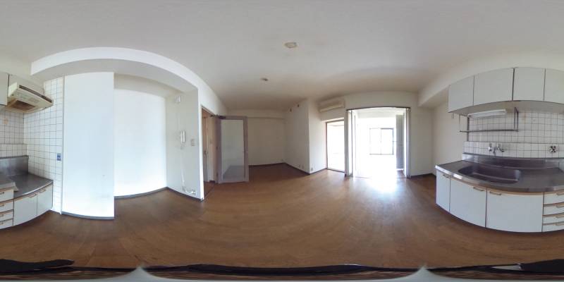 パノラマ画像キッチン