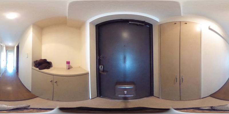 パノラマ画像玄関