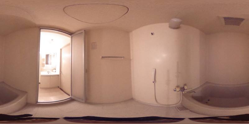 パノラマ画像バスルーム