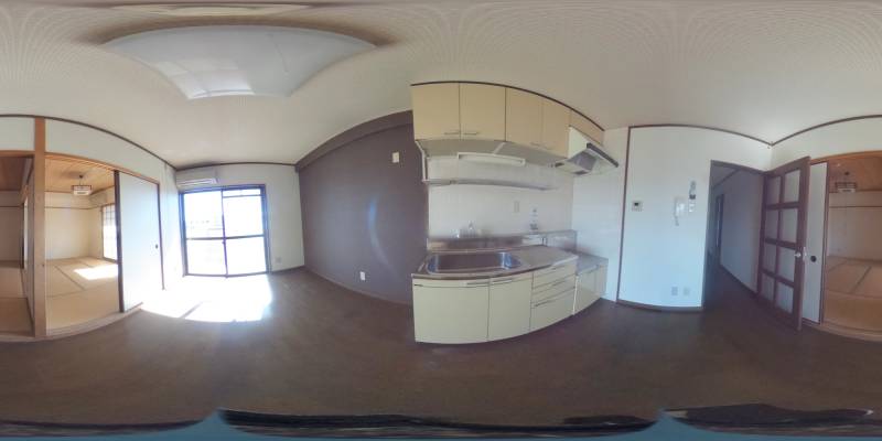 パノラマ画像キッチン