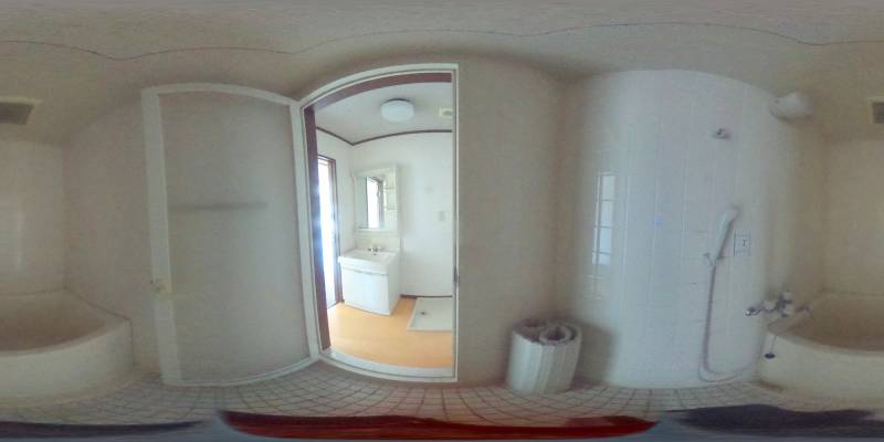 パノラマ画像バスルーム