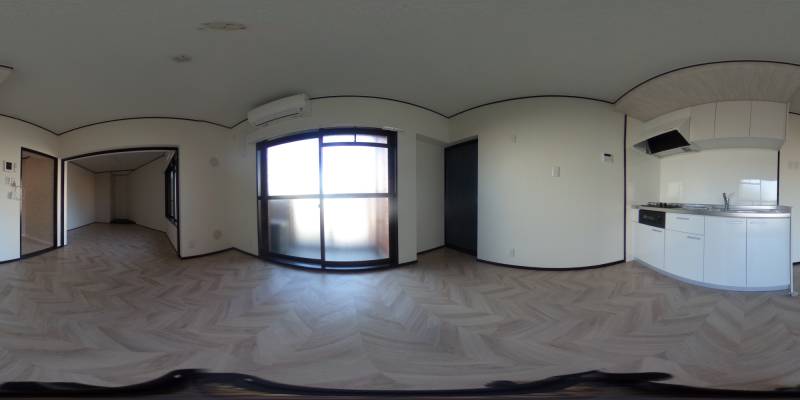 パノラマ画像キッチン