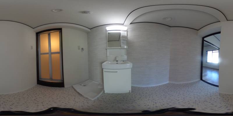 パノラマ画像洗面所