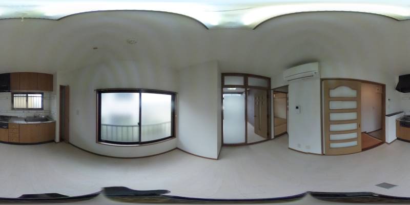 パノラマ画像キッチン