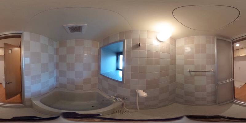 パノラマ画像バスルーム