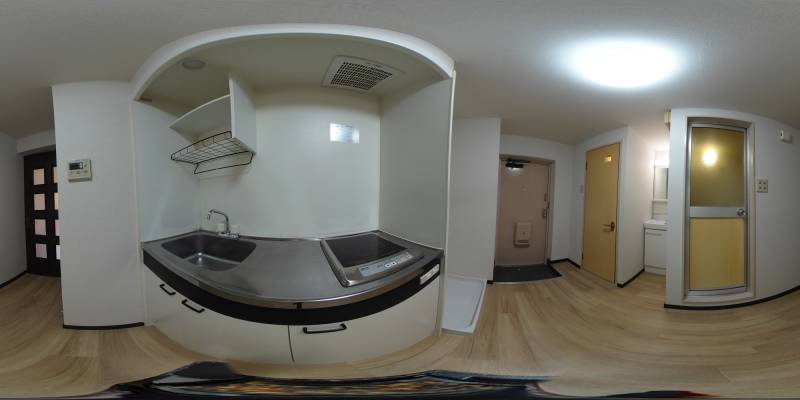 パノラマ画像キッチン