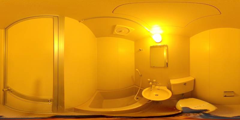 パノラマ画像バスルーム