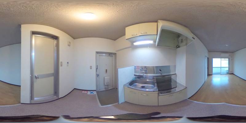パノラマ画像キッチン
