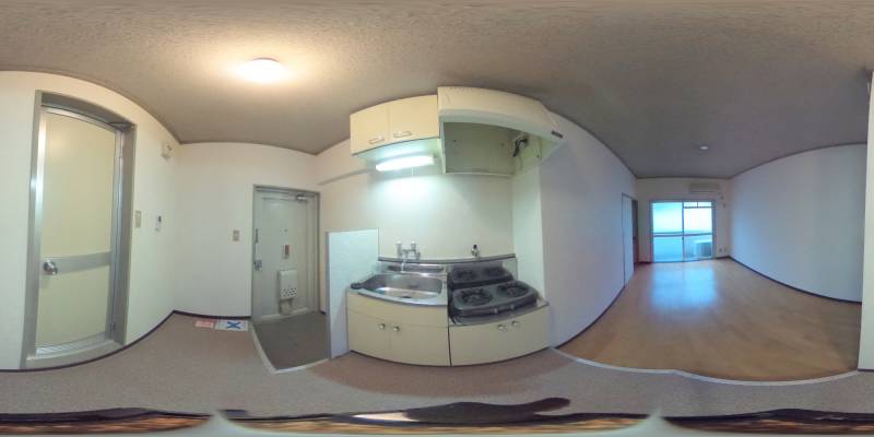 パノラマ画像キッチン