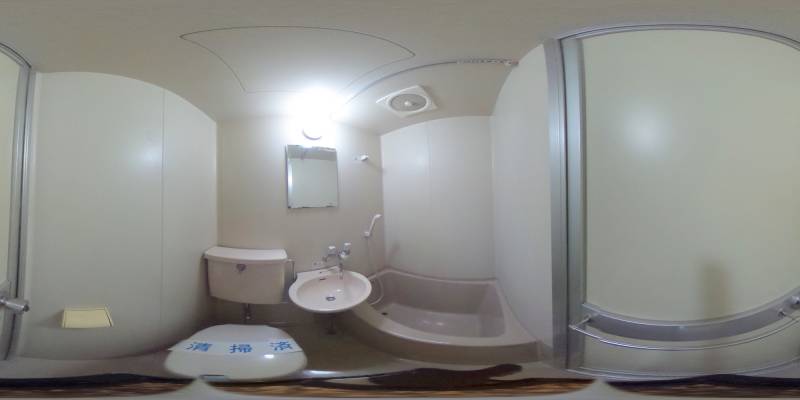 パノラマ画像バスルーム