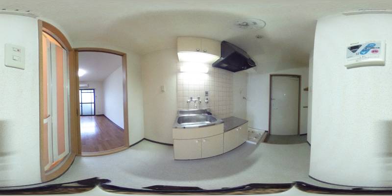 パノラマ画像キッチン