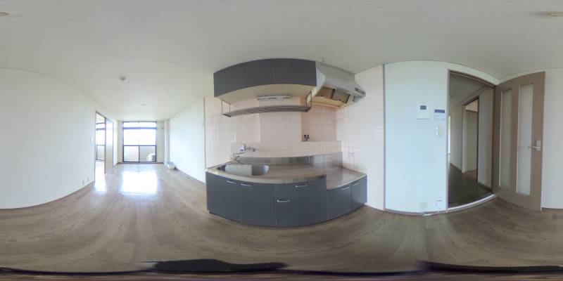 パノラマ画像キッチン