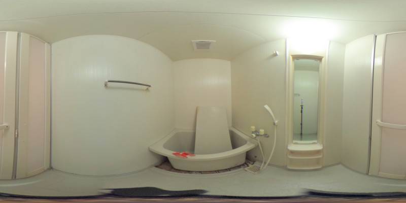 パノラマ画像バスルーム