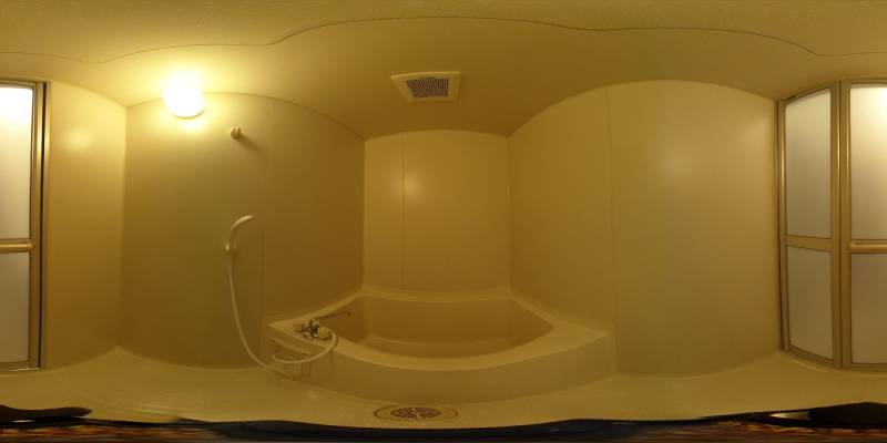 パノラマ画像バスルーム