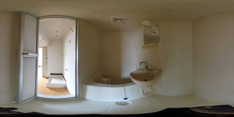 パノラマ画像バスルーム