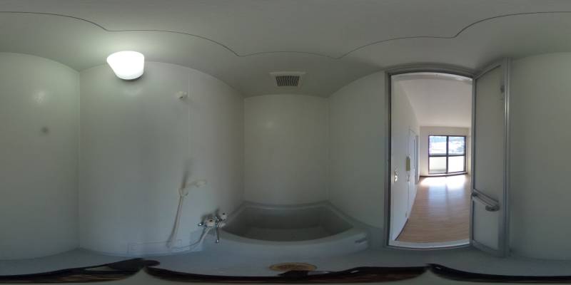 パノラマ画像バスルーム