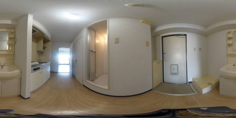 パノラマ画像洗面所