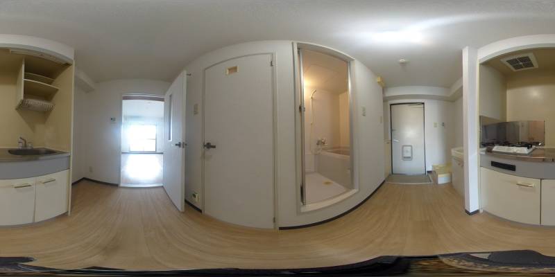 パノラマ画像キッチン