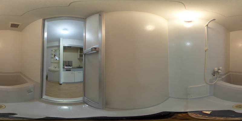 パノラマ画像バスルーム