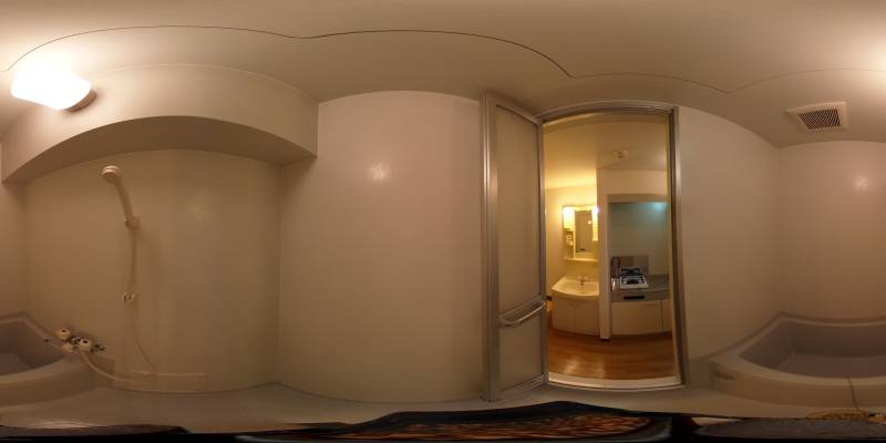 パノラマ画像バスルーム