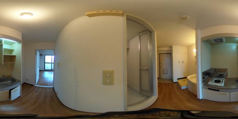 パノラマ画像キッチン