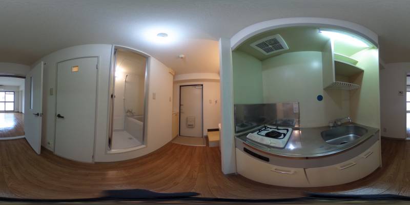 パノラマ画像キッチン