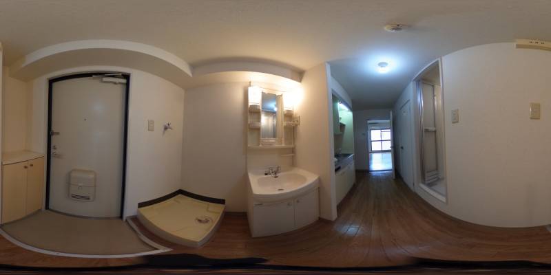 パノラマ画像洗面所