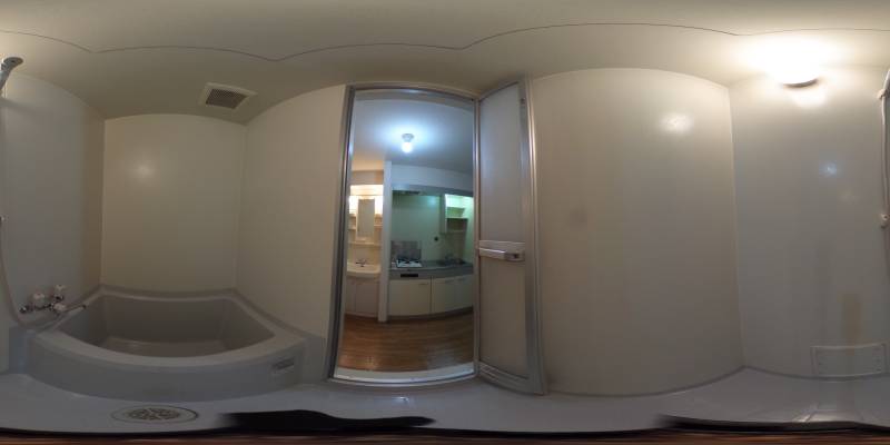 パノラマ画像バスルーム