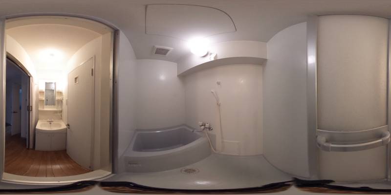 パノラマ画像バスルーム